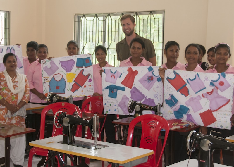 In vocational colleges like this in Barpeta, inaugurated in 2015, Childaid Network can provide more than 2.000 young people annually with a qualifying education.